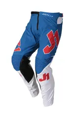 Just1 J-Flex Bukse - R&#248;d/Bl&#229;/Hvit Bukse med stretch &amp; smal passform