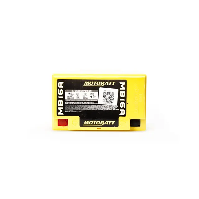 MotoBatt MB16A 12V Batteri 2-Polet, 220CCA, 19Ah, 151x91x181, AGM 