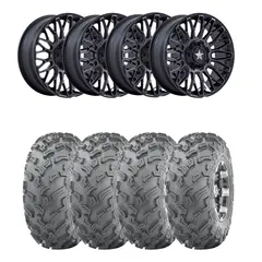 Hjulpakke 25 - Polaris 4x4 Wanda P3006, MSA M50 Clubber Sort M,+10