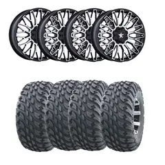 Hjulpakke 35 - Polaris 4x4 Wanda VS3020,MSA M50 Clubber Sort BM,+10