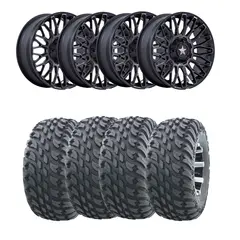 Hjulpakke 37 - Polaris 4x4 Wanda VS3020, MSA M50 Clubber Sort M,+10