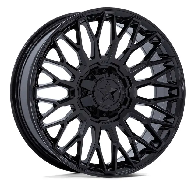 Hjulpakke 39 - Polaris 4x4 Mud Lite 2, MSA M50 Clubber Sort B,+10mm 