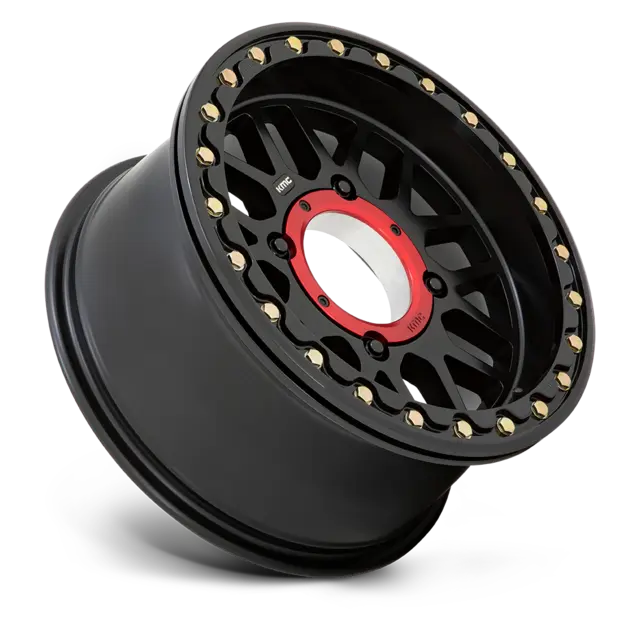 KMC KS235 - 15X7 4/137, +10 ATV/UTV Felg - Matt Sort, Beadlock 