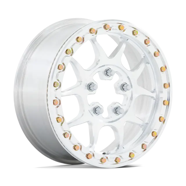 KMC KS437 - 15X6 5/114,3 +50 ATV/UTV Felg - Rå Aluminium, Beadlock 