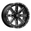 MSA M41 Boxer - Japanske, 4/110 ATV/UTV Felg - Maskinert/Sort, 14/15&quot;