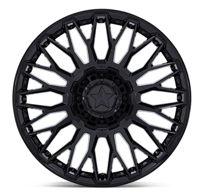 MSA M50 Clubber 14/15x7 - 4/156,+10 ATV/UTV Felg - Sort Blank 