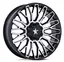 MSA M50 Clubber 14x7 - 4/137, +10mm ATV/UTV Felg - Sort Blank, Maskinert