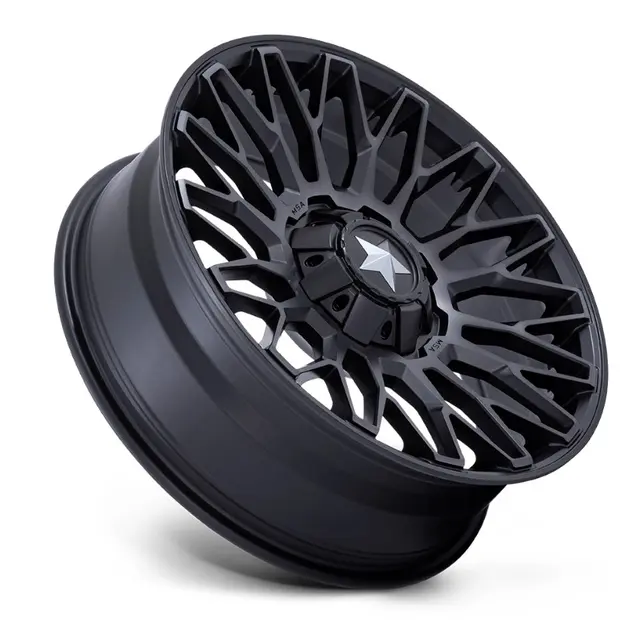 MSA M50 Clubber 14x7 - 4/137/156, +10mm ATV/UTV Felg - Sort Matt 