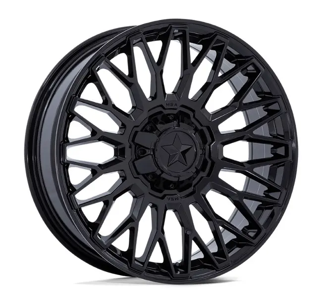 MSA M50 Clubber 14/15x7 - 4/156,+10 ATV/UTV Felg - Sort Blank 