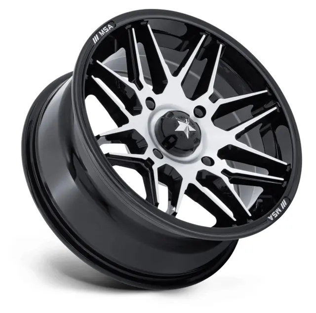 MSA M52 Radar UTV 14x7-4x156, 115.10 +10 ATV/UTV Felg - Sort Blank/Maskinert 