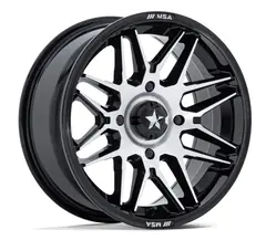 MSA M52 Radar UTV 14x7-4x156, 115.10 +10 ATV/UTV Felg - Sort Blank/Maskinert