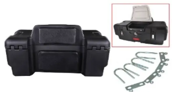 Bagasjeboks ATV - bak, 110L Komplett med monteringsdeler 