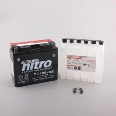 Nitro N-YT12B-BS Batteri Vedlikeholdsfr. 12V, 10Ah, 150x69x130, Syreflaske AGM