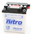 Nitro 12N5.5A-3B Batteri 12V, 5.5Ah, 104x91x115, Syreflaske