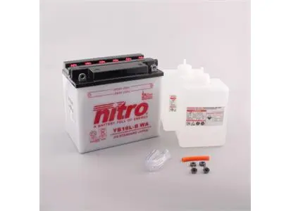 Nitro YB16L-B Batteri 12V, 19Ah, 175x100x155, Syrepakke 