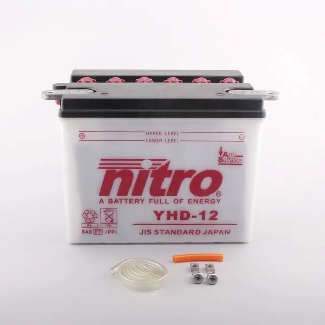 Nitro YHD-12 Batteri 12V, 28Ah, 206x133x165, Syrepakke 