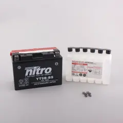 Nitro N-YT9B-BS Batteri Vedlikeholdsfr. 12V, 8Ah, 150x70x105, Syreflaske AGM