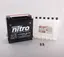 Nitro YTX20HL-BS-PW Batteri Vedlikeholds 12V, 18Ah, 175x87x175, Syrepakke, AGM