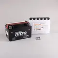 Nitro YTX7A-BS Batteri Vedlikeholdsfr. 12V, 6Ah, 150x87x93, Syreflaske, AGM