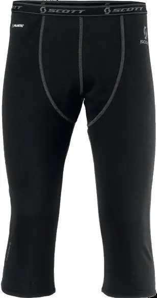 Scott 4zr0 3/4 Bukse - Sort S Basis-Lag bukse i Polartec Power Dry 