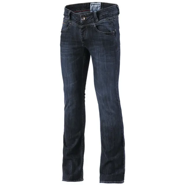 Scott Denim Bukse Dame - Blå MC damejeans, aramid/kevlar forsterket 