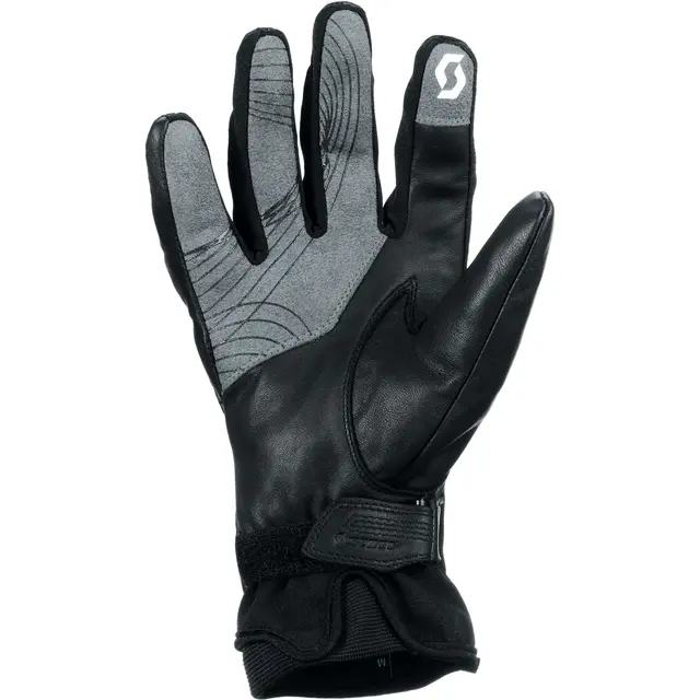 Scott Mesh Hansker Dame - Sort Hanske i mykt geiteskinn & stretch stoff 