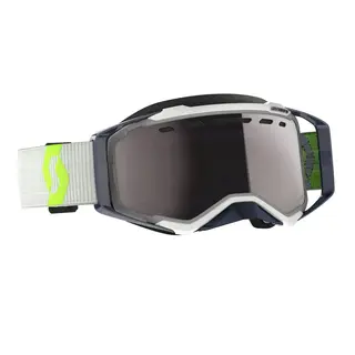 Scott Prospect SX Brille - Grå/Gul Enhancher Sølv Chrome