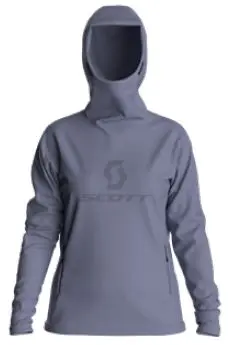 Scott Defined Mid Damehoodie - Lilla Stretchy hoodie av børstet fleece 