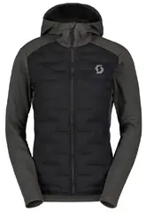 Scott Defined Warm Hybrid Hoody - Sort Varm og vindtett fleecejakke til Dame