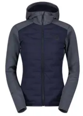 Scott Defined Warm Hybrid Hoody - Blå Varm og vindtett fleecejakke til Dame
