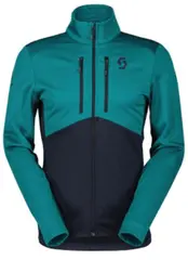 Scott Defined Tech Jakke - Grønn/Blå Lett fritidsjakke med børstet fleece