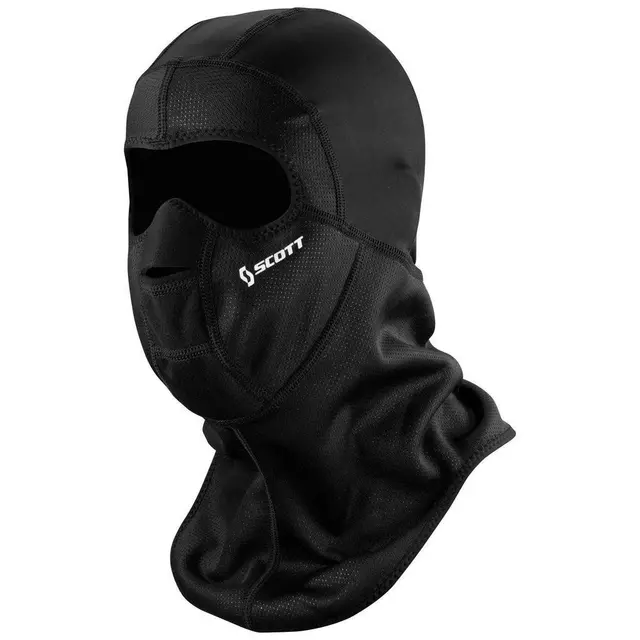 Scott Wind Warrior Hood - Sort Balaclava m/windstopper og nesebeskytter 