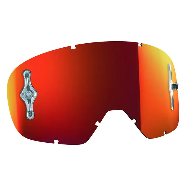 Scott MX Buzz Linse - Oransje Krom Buzz, Enkel Linse 
