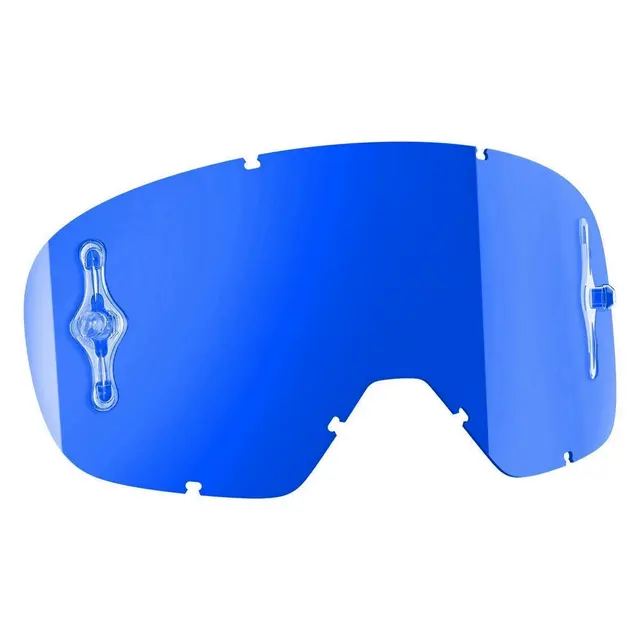 Scott MX Buzz Linse - Blå Krom Buzz, Enkel Linse 