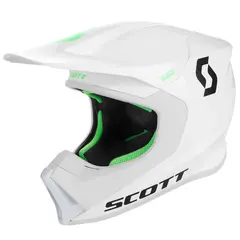Scott 550 Hatch Hjelm - Hvit Thermo Shell, Conehead, God Ventilasjon