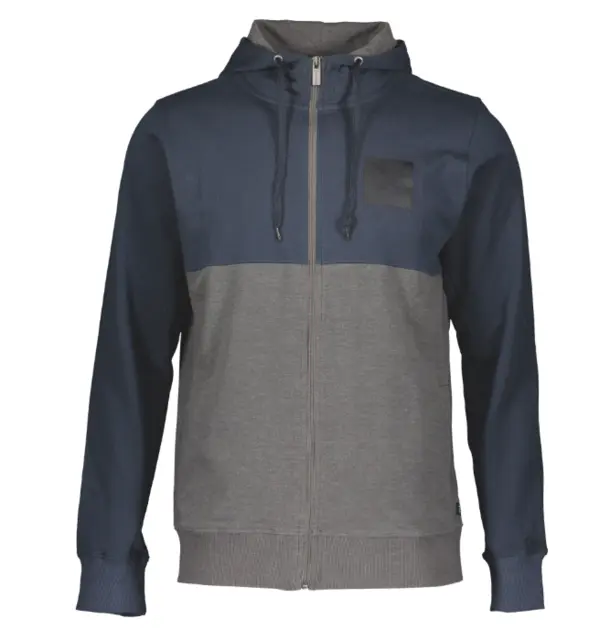 Scott Hettejakke 10 Casual - Blå/Grå Behagelig fritidsjakke med hette 