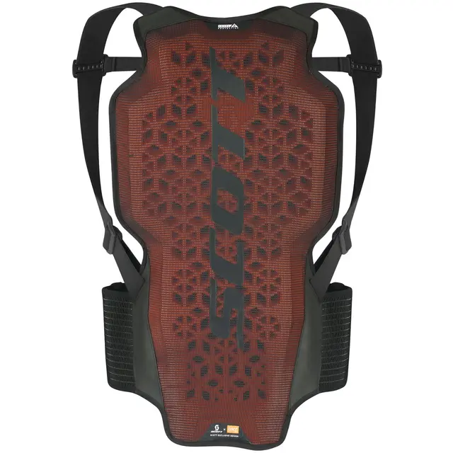 Scott AirFlex Pro Ryggskinne Ryggskinne med D3O, Ventilert, Nyrebelte 