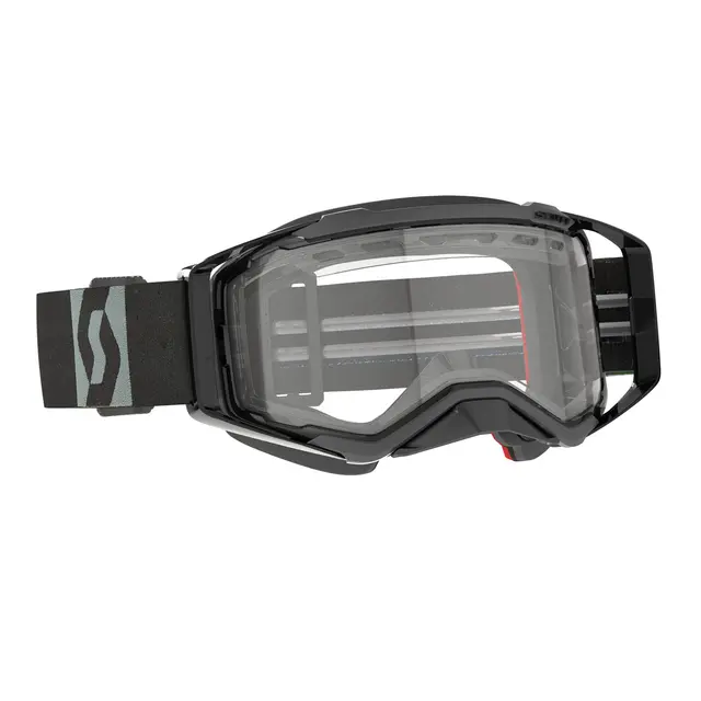 Scott Prospect SX Brille - Sort/Grå Sort/Grå - Klar linse 
