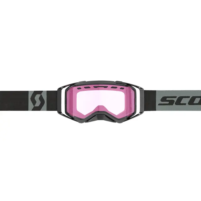 Scott Prospect SX Brille - Sort/Grå Sort/Grå - Rosa linse 