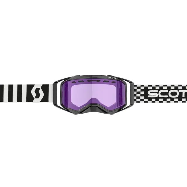 Scott Prospect SX Brille - Sort/Hvit Lilla Chrome Enhancher Linse 