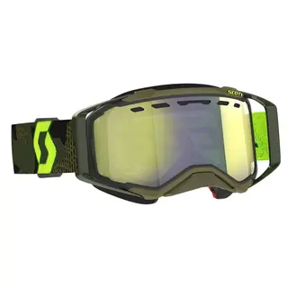 Scott Prospect SX Brille - K.Grønn/N.Gul Enhancer Gul Chrome Linse