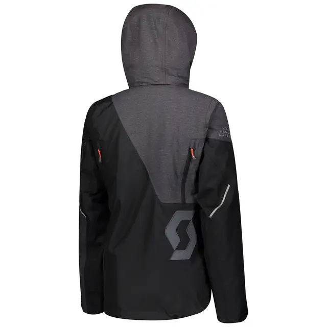 Scott Move Dryo Damejakke, Grå/Sort, S DRYOsphere, termisk fôr 60g 