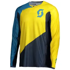 Scott 450 Angled Light Trøye - Blå/Gul L Meget godt ventilert &amp; lett