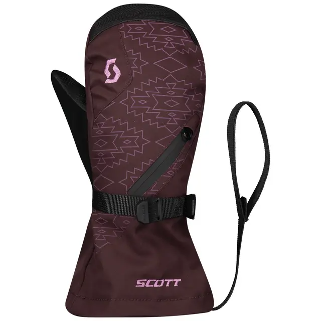 Scott Ultimate Premium JR Vott - Rød, M Varme votter med 280/220g fiberfill 
