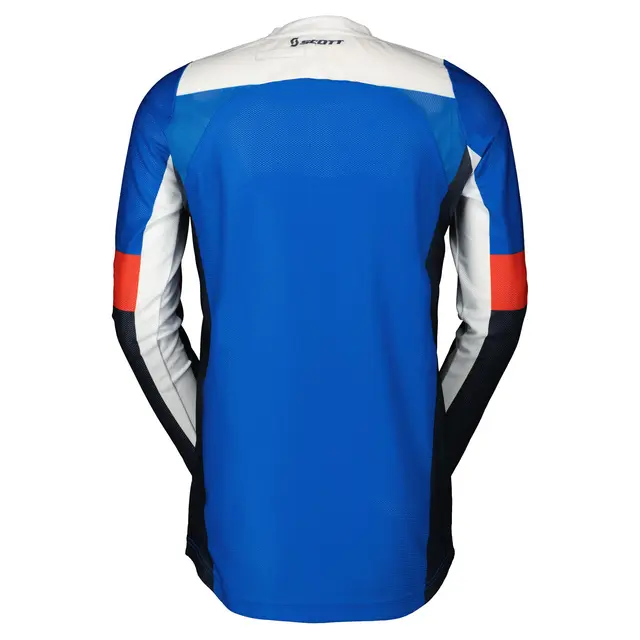 Scott 450 Angled LGT Trøye - Blå/Rød, XL Toppmodell, Meget lett og ventilert 