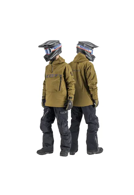 Scott XT Flex Anorakk - Sort 4-Veis stretch, Lett, Myk & Praktisk 