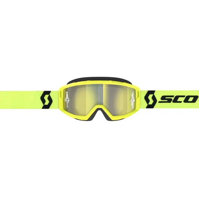Scott Primal MX Brille - Gul/Sort Gul Chrome WORKS Linse 