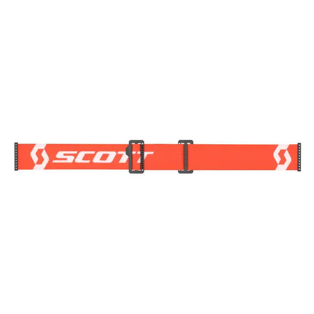 Scott Primal MX Brille - Or/Hvit Oransje Chrome WORKS Linse 