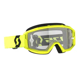 Scott Primal MX Brille - Gul/Sort Klar WORKS Linse