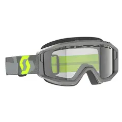 Scott Primal MX Brille Enduro - Grå/Gul Lys Grå/neon yellow-clear